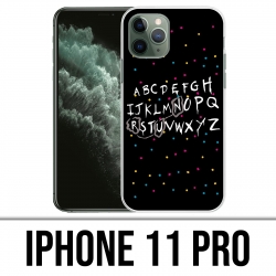 Custodia per iPhone 11 Pro - Alfabeto di Stranger Things