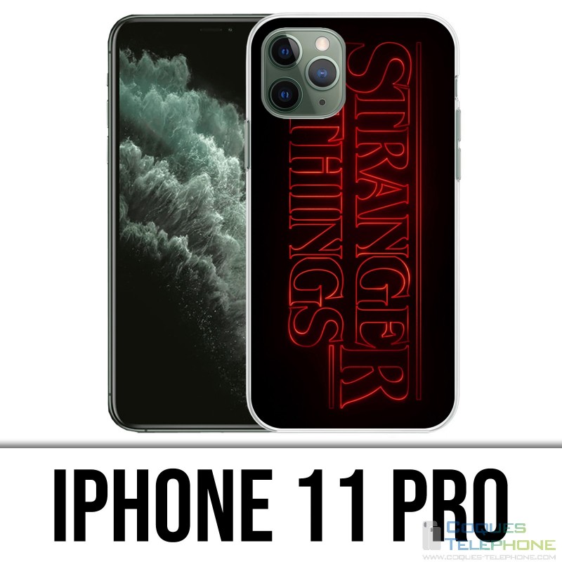 Coque iPhone 11 PRO - Stranger Things Logo
