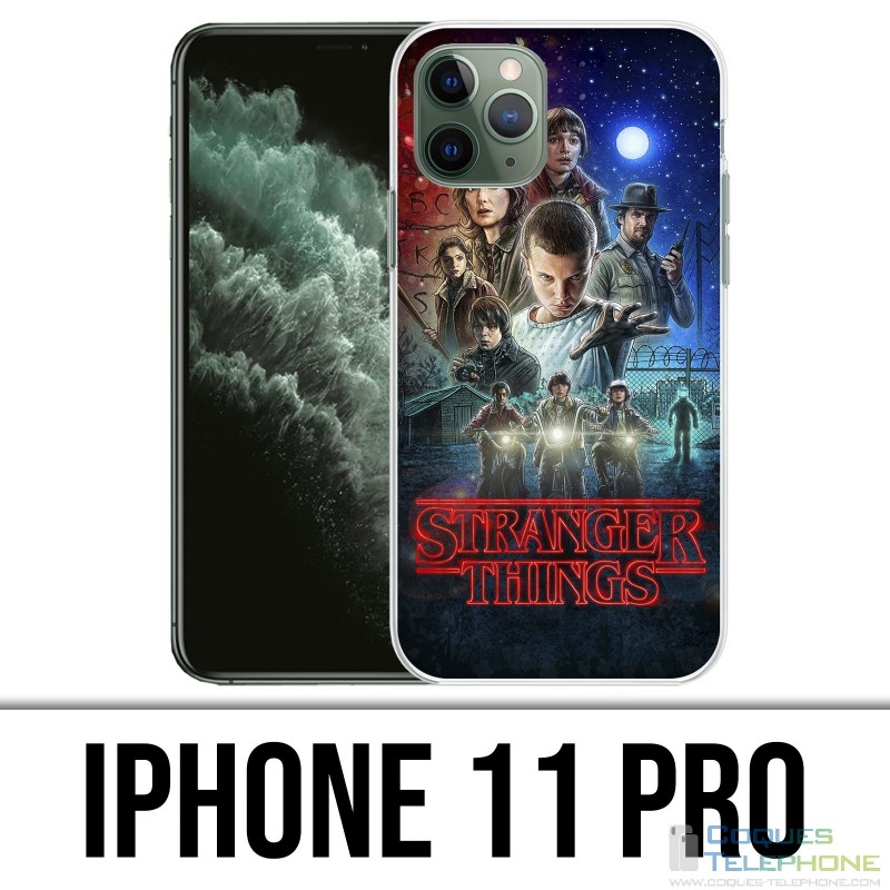 IPhone 11 Pro Fall - fremdes Sachen-Plakat