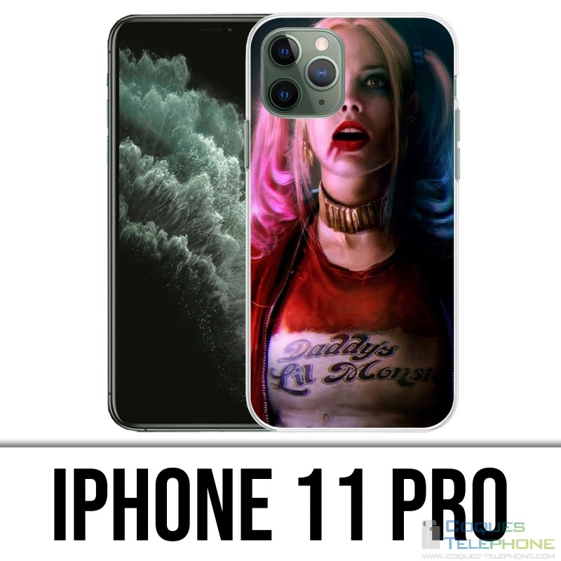 Coque iPhone 11 PRO - Suicide Squad Harley Quinn Margot Robbie