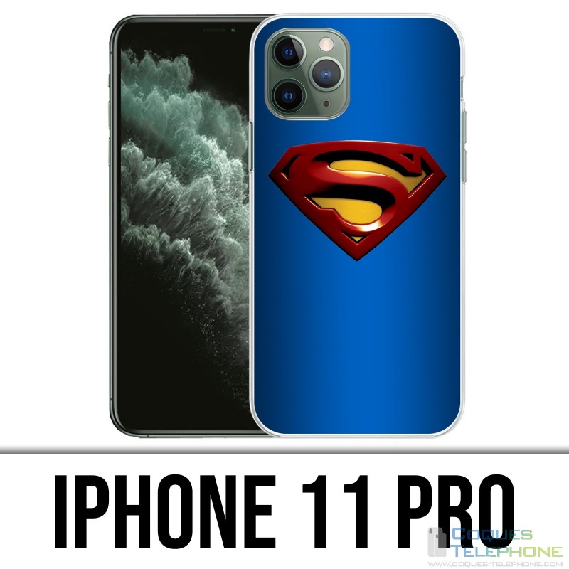 Custodia per iPhone 11 Pro - Logo Superman