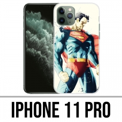 IPhone 11 Pro Hülle - Superman Paintart