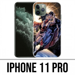 Custodia per iPhone 11 Pro - Superman Wonderwoman