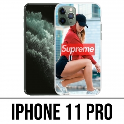 Custodia Pro per iPhone 11 - Supreme Girl Dos