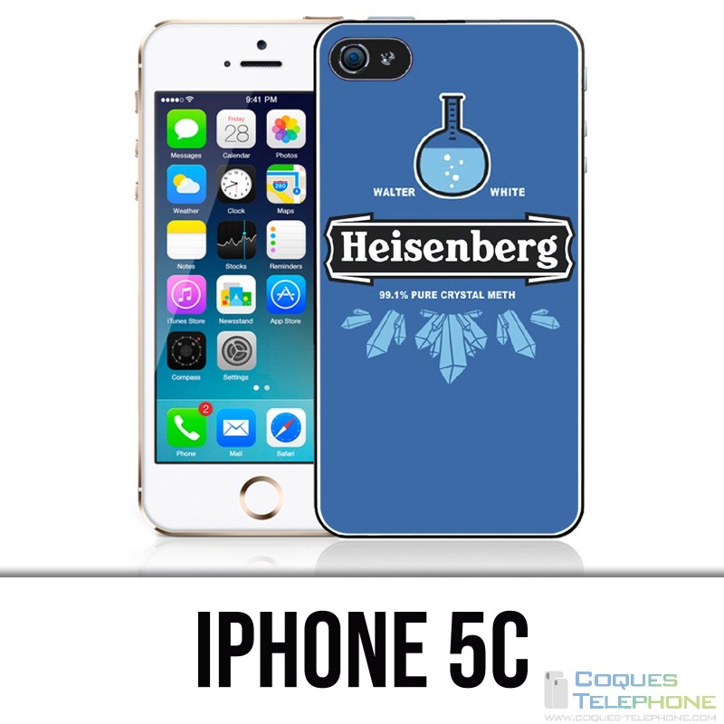 Funda iPhone 5C - Braeking Bad Heisenberg Logo