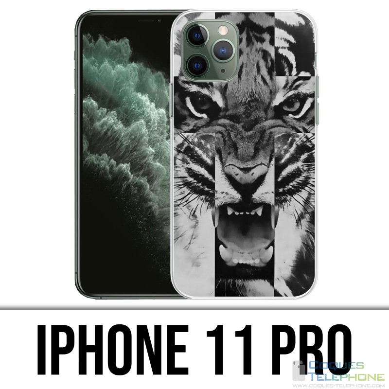 Coque iPhone 11 PRO - Tigre Swag 1