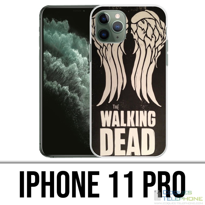Coque iPhone 11 PRO - Walking Dead Ailes Daryl