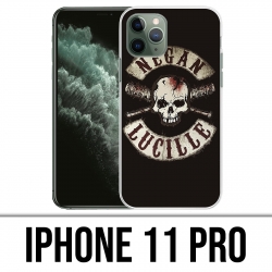 Funda para iPhone 11 Pro - Logotipo de Walking Dead Negan Lucille