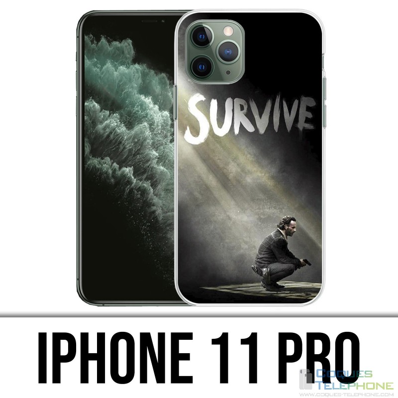 Custodia per iPhone 11 Pro: Walking Dead Survive