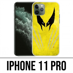 Coque iPhone 11 PRO - Xmen Wolverine Art Design