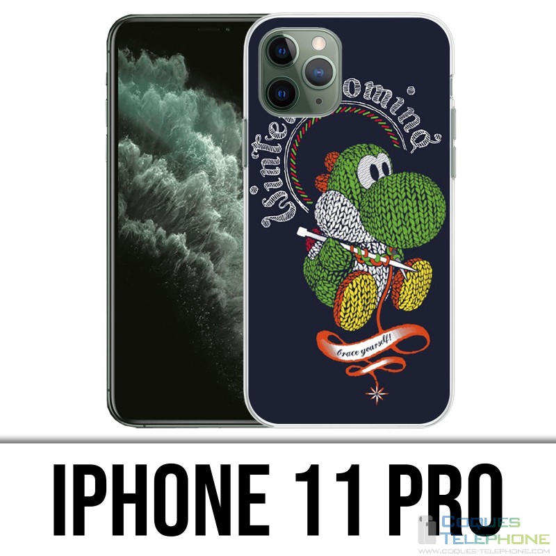 Custodia per iPhone 11 Pro - Yoshi Winter Is Coming
