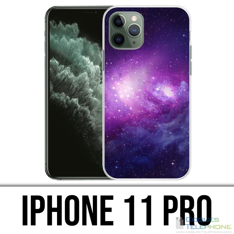 Funda para iPhone 11 Pro - Galaxia púrpura