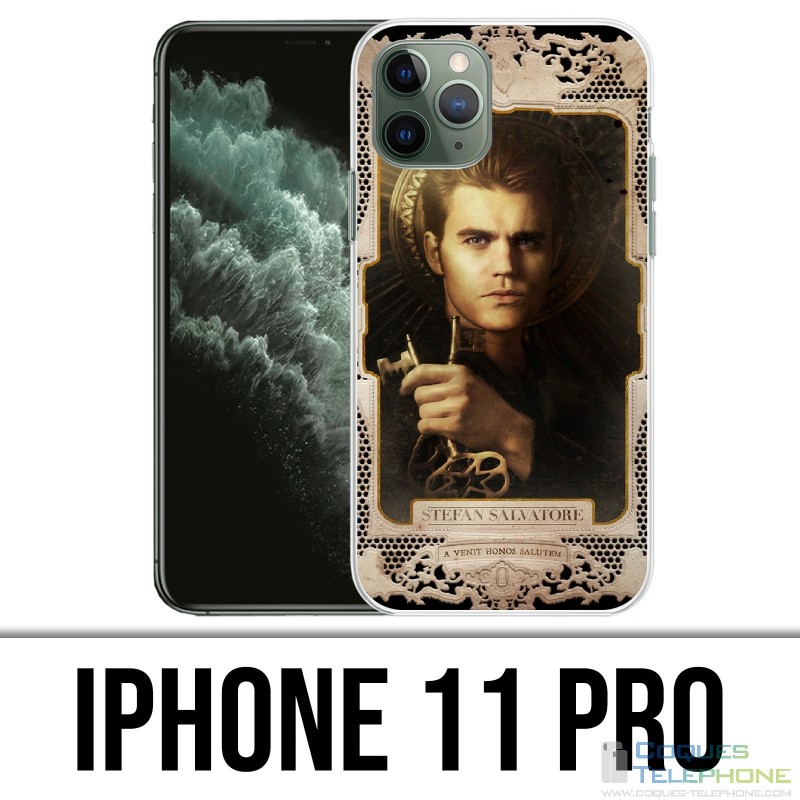 Coque iPhone 11 PRO - Vampire Diaries Stefan