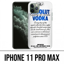 Coque iPhone 11 PRO MAX - Absolut Vodka