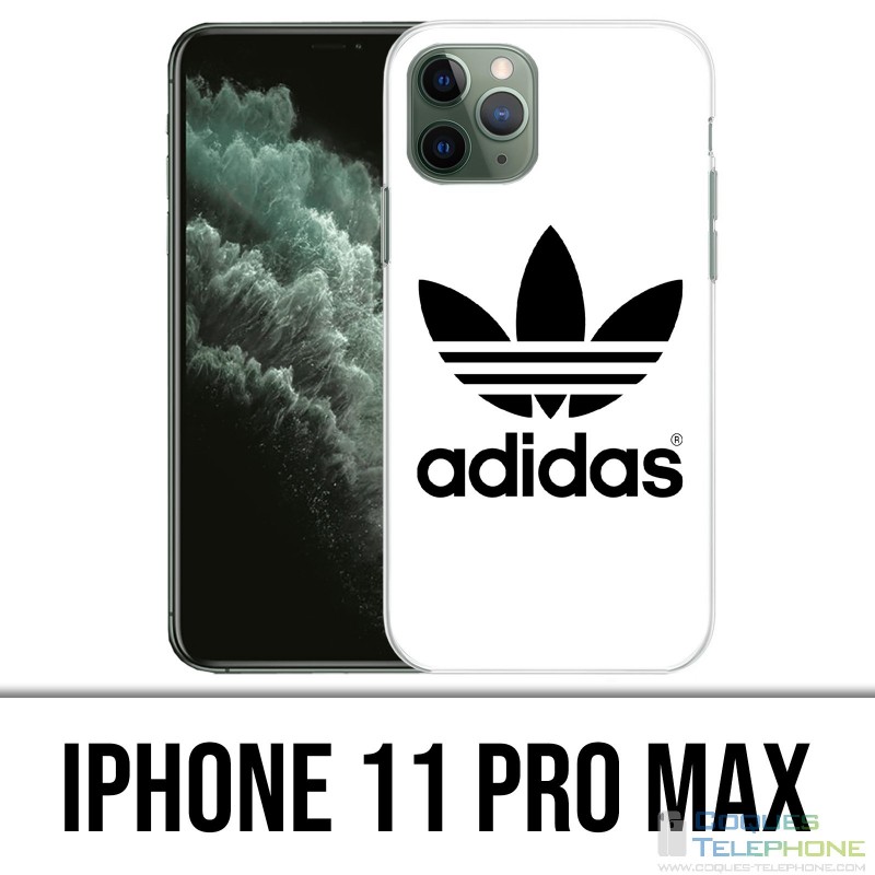 Funda para iPhone 11 Pro Max - Adidas Classic White