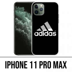 Custodia IPhone 11 Pro Max - Logo Adidas nero