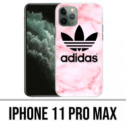 Coque iPhone 11 PRO MAX - Adidas Marble Pink