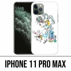 Funda iPhone 11 Pro Max - Alicia en el país de las maravillas Pokémon