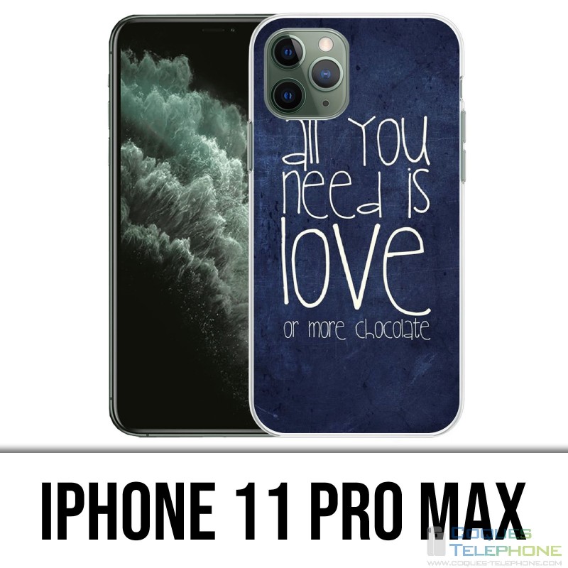 IPhone 11 Pro Max Case - All You Need Is Chocolate