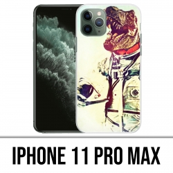 Custodia IPhone 11 Pro Max - Dinosauro animale astronauta