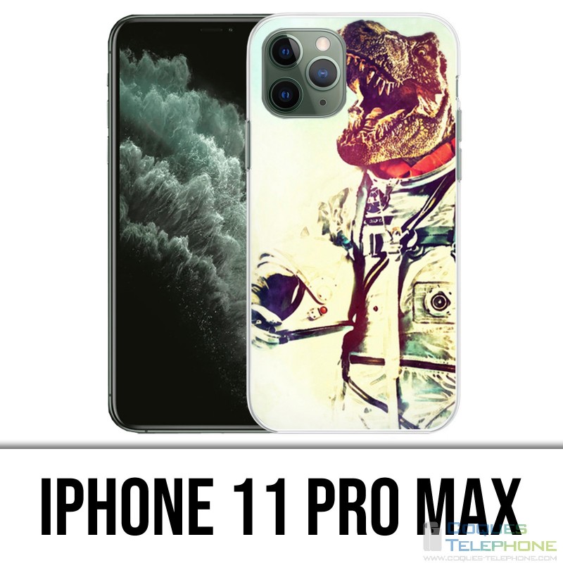 Coque iPhone 11 PRO MAX - Animal Astronaute Dinosaure