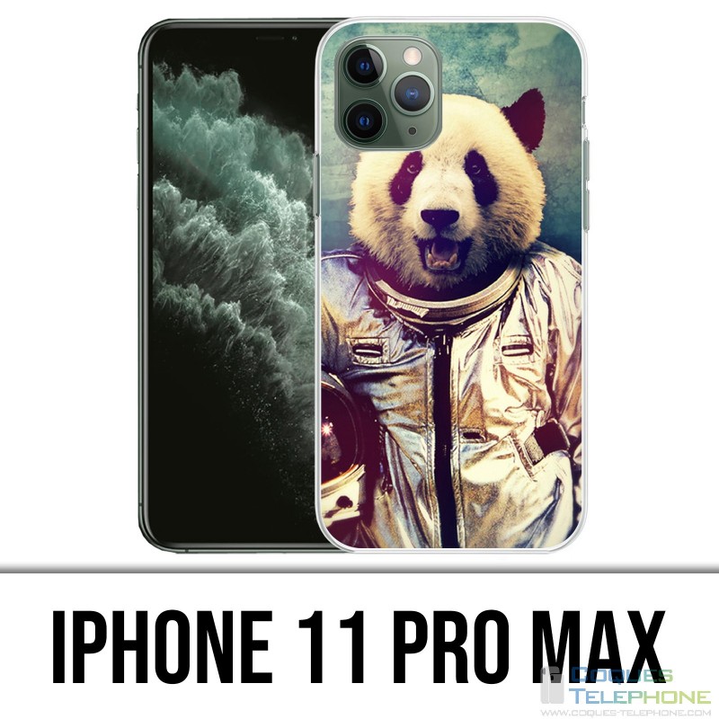 Custodia per iPhone 11 Pro Max - Animal Astronaut Panda