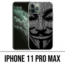 Coque iPhone 11 Pro Max - Anonymous 3D