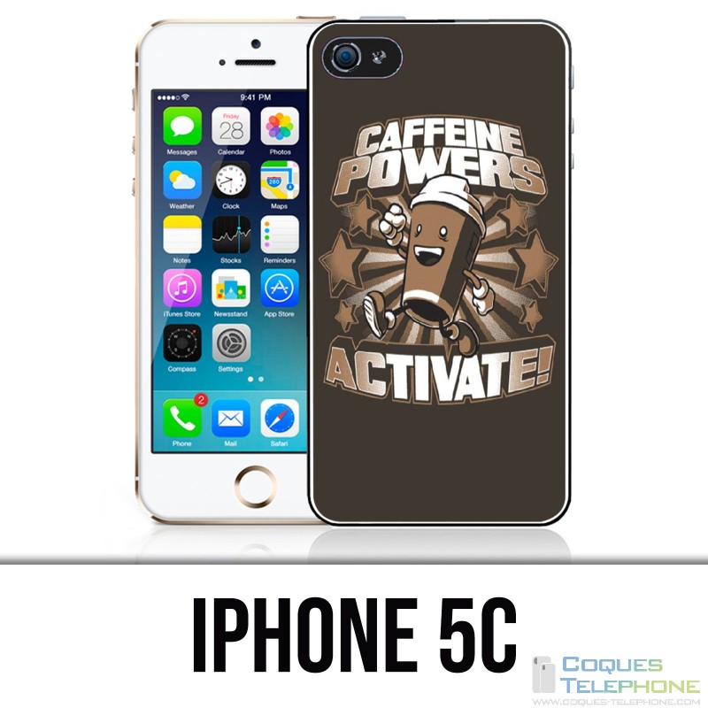 Coque iPhone 5C - Cafeine Power