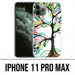 Custodia IPhone 11 Pro Max - Albero multicolore