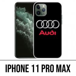 Custodia per iPhone 11 Pro Max - Logo Audi in metallo