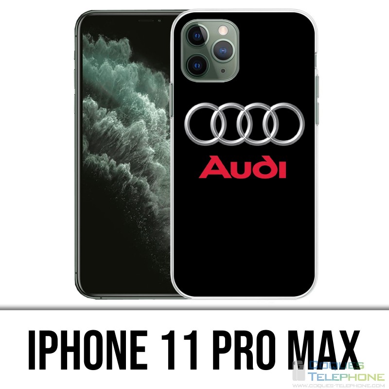 IPhone 11 Pro Max Schutzhülle - Audi Logo Metal