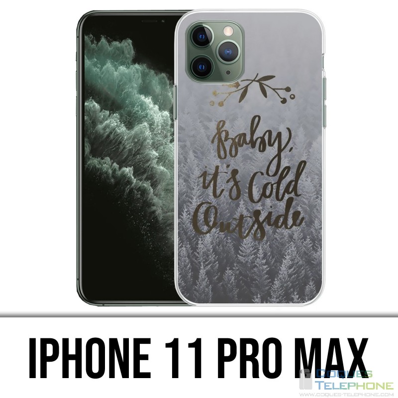 Custodia per iPhone 11 Pro Max - Baby Cold Outside