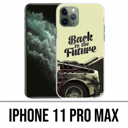 Coque iPhone 11 PRO MAX - Back To The Future Delorean