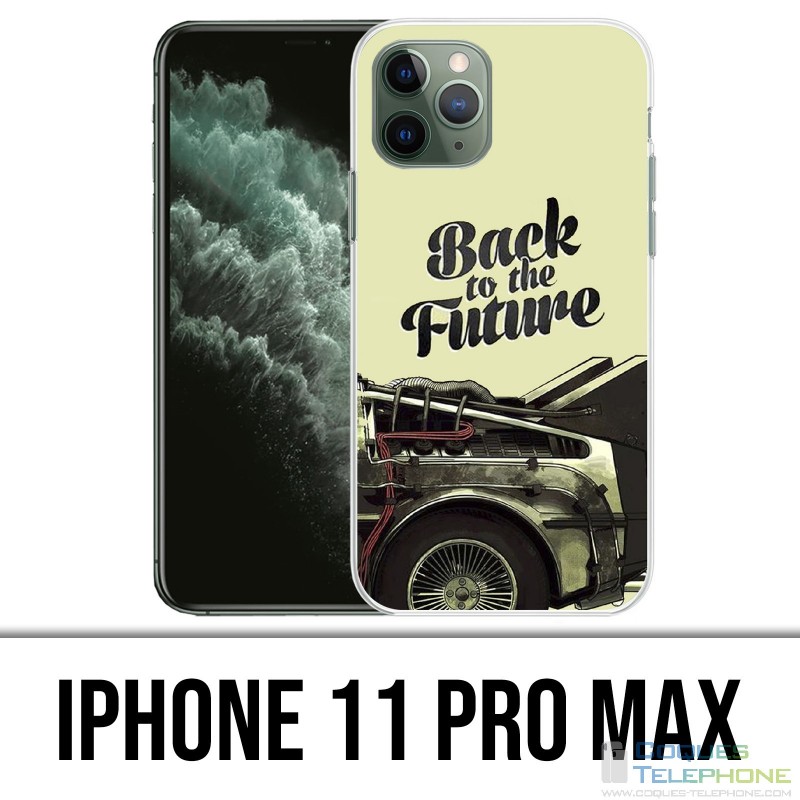 IPhone 11 Pro Max case - Back To The Future Delorean