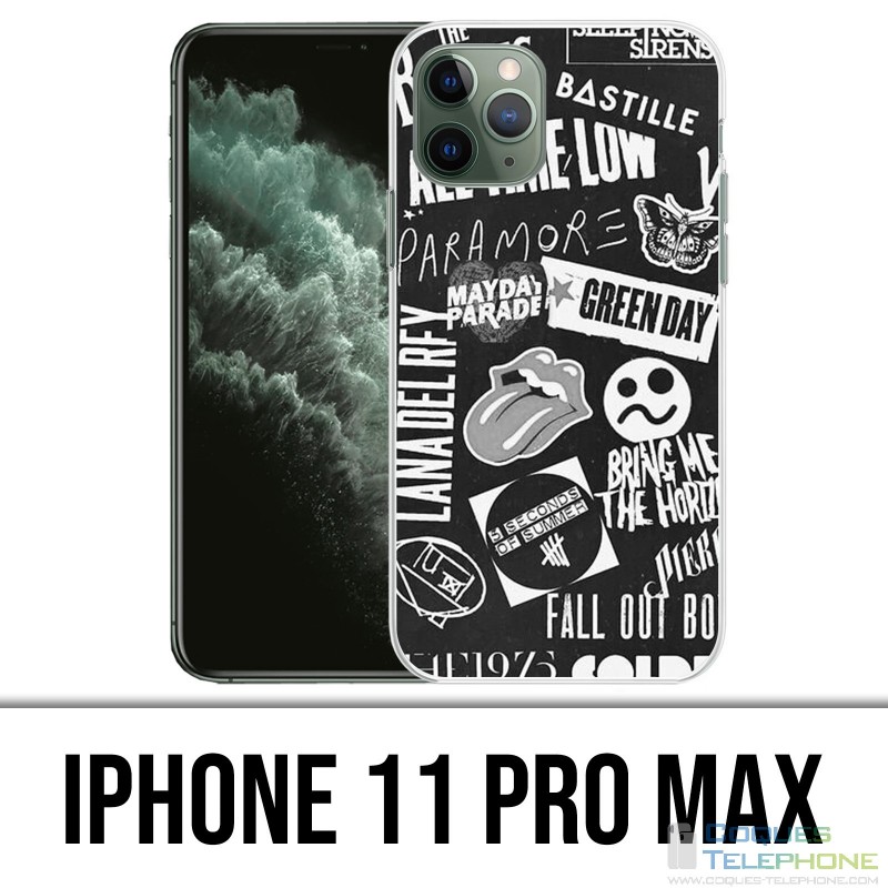 Custodia per iPhone 11 Pro Max - Distintivo rock