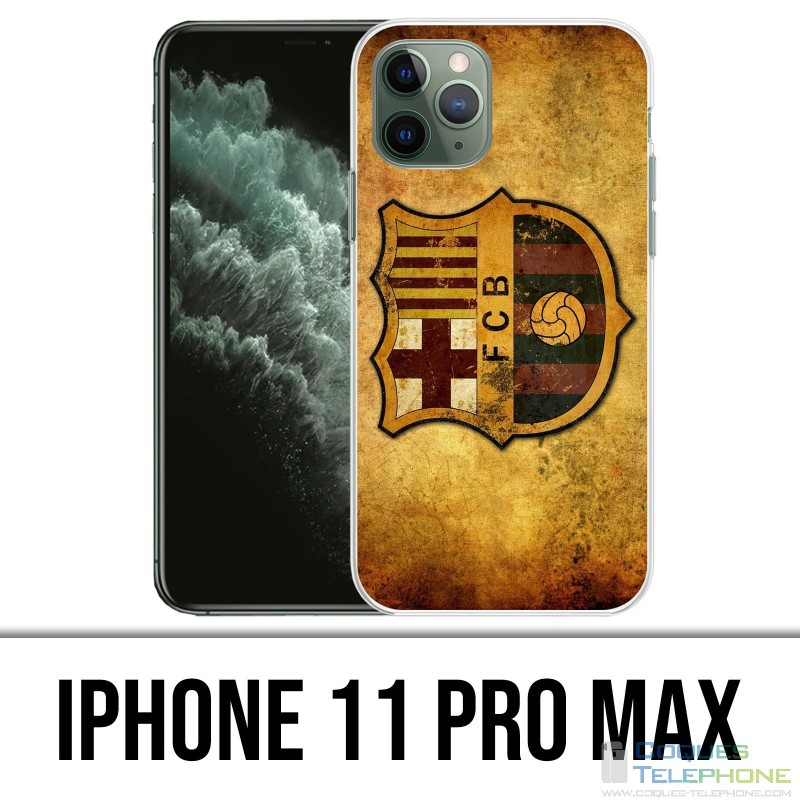 Coque iPhone 11 PRO MAX - Barcelone Vintage Football