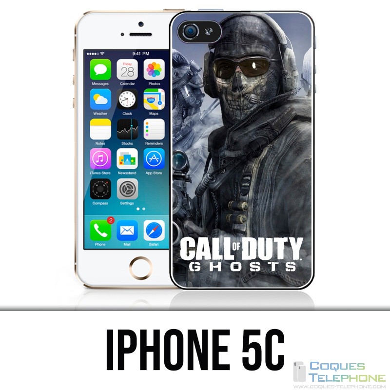 Custodia per iPhone 5C - logo Call Of Duty Ghosts