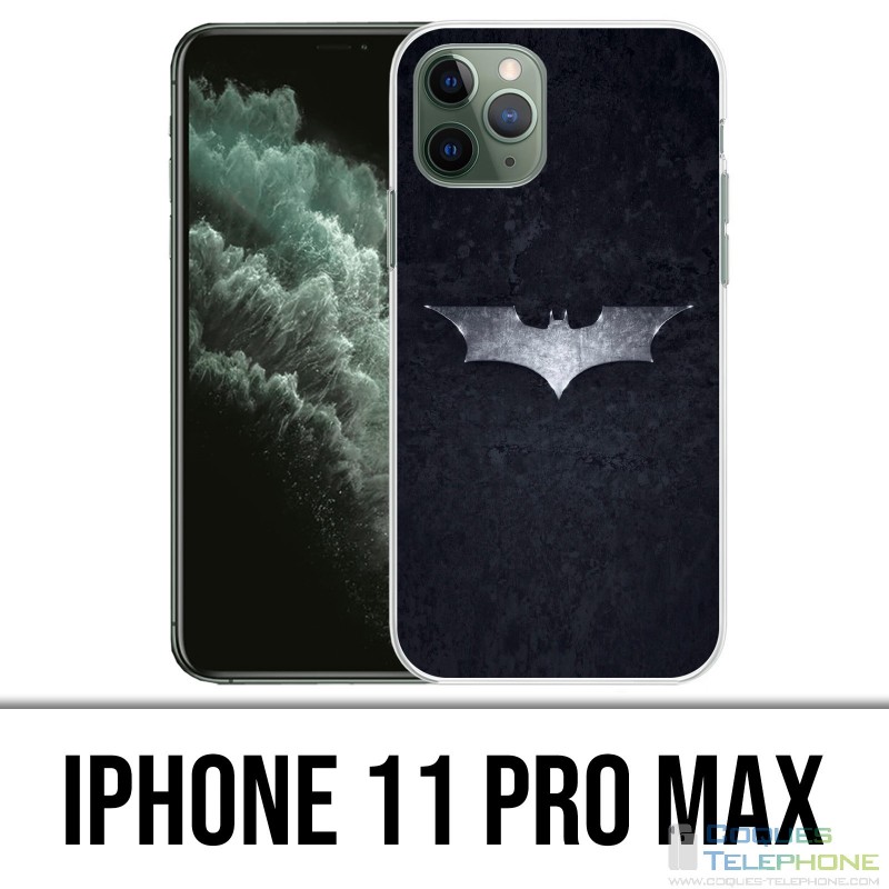 Custodia IPhone 11 Pro Max - Batman Logo Dark Knight