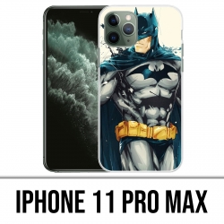 Coque iPhone 11 PRO MAX - Batman Paint Art