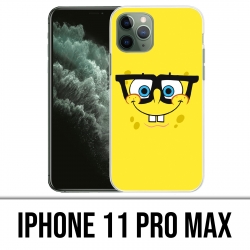 Coque iPhone 11 PRO MAX - Bob L'éponge Lunettes