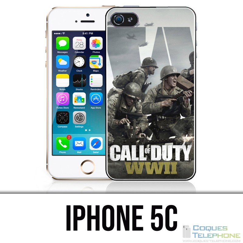 Funda iPhone 5C - Personajes de Call of Duty Ww2