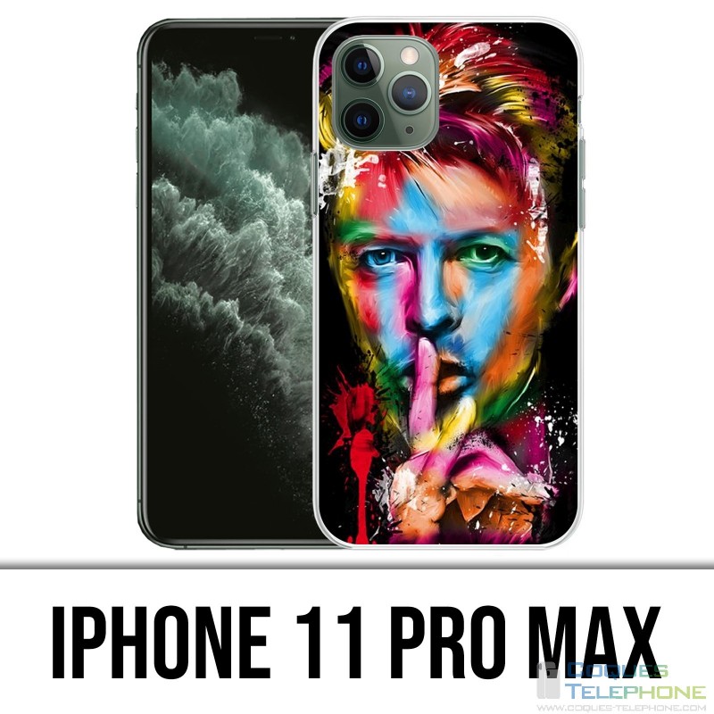 Coque iPhone iPhone 11 PRO MAX - Bowie Multicolore