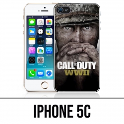 Coque iPhone 5C - Call Of Duty Ww2 Soldats