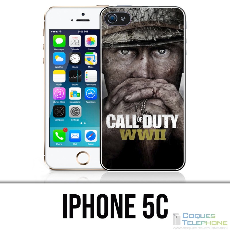 Custodia per iPhone 5C - Call Of Duty Ww2 Soldiers