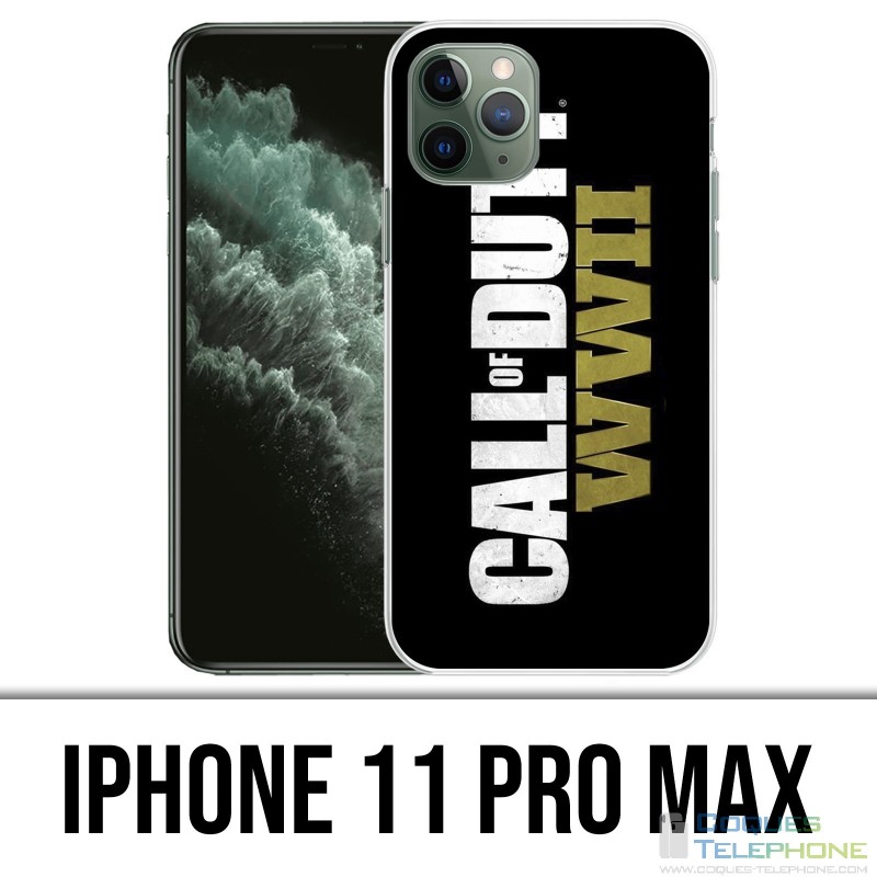 Custodia IPhone 11 Pro Max - Logo Call Of Duty Ww2