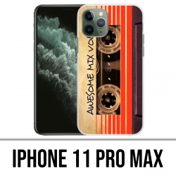 Case iPhone 11 Pro Max - Vintage Audio Cassette Guardians Of The Galaxy