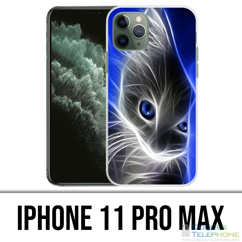 Funda iPhone 11 Pro Max - Cat Blue Eyes