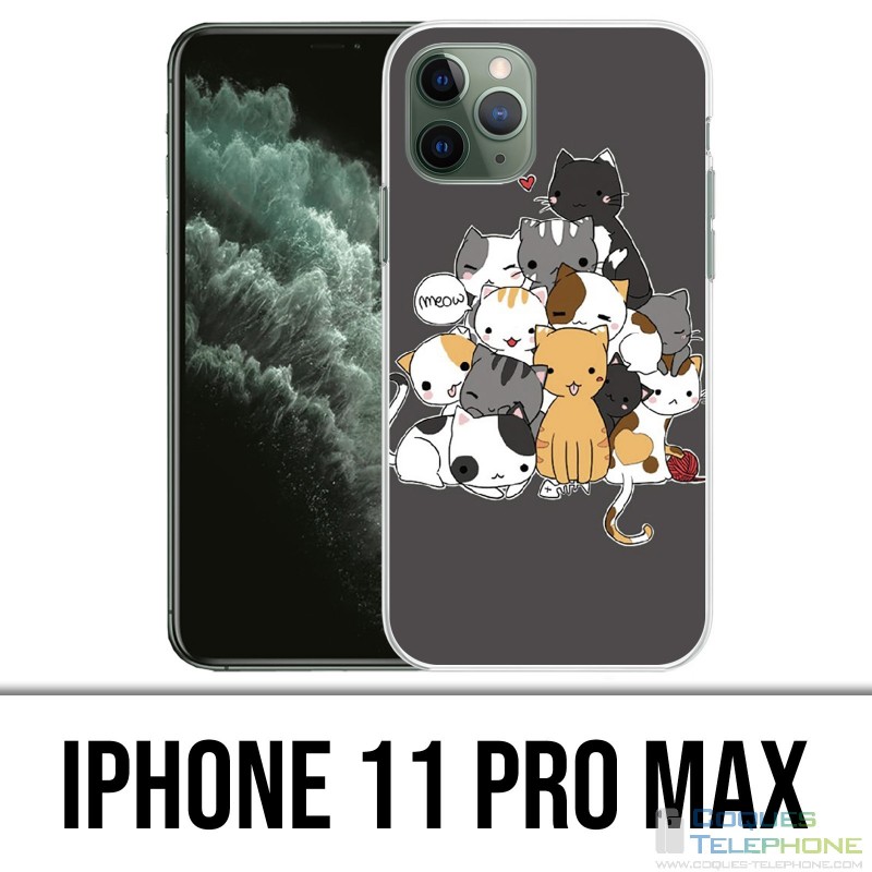 Coque iPhone 11 PRO MAX - Chat Meow
