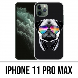 Funda iPhone 11 Pro Max - Dog Pug Dj