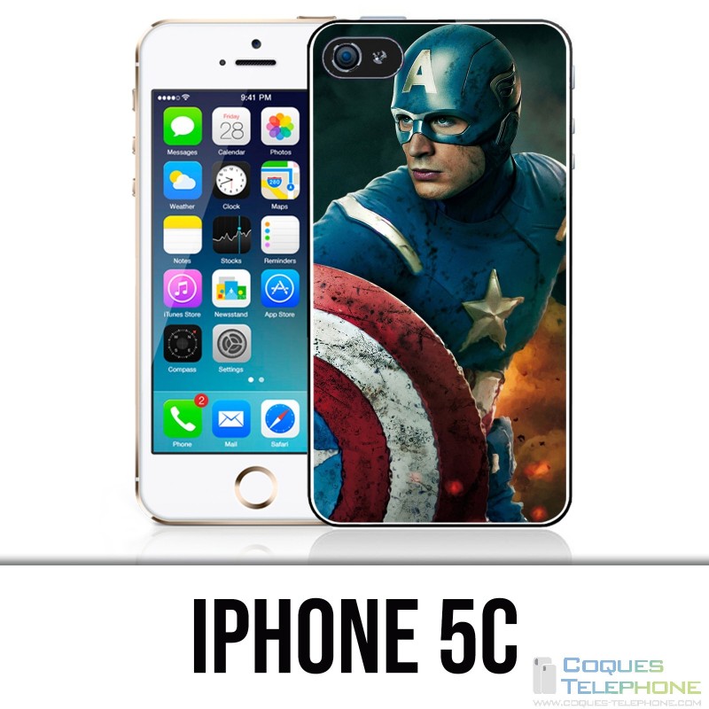 IPhone 5C Case - Captain America Comics Avengers